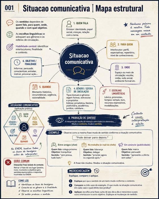 Resumo visual de linguagens